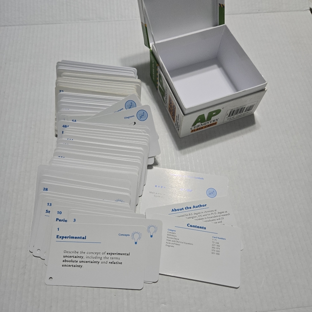 Barron's AP Chemistry Flash Cards Box Set - Picture 4 of 16